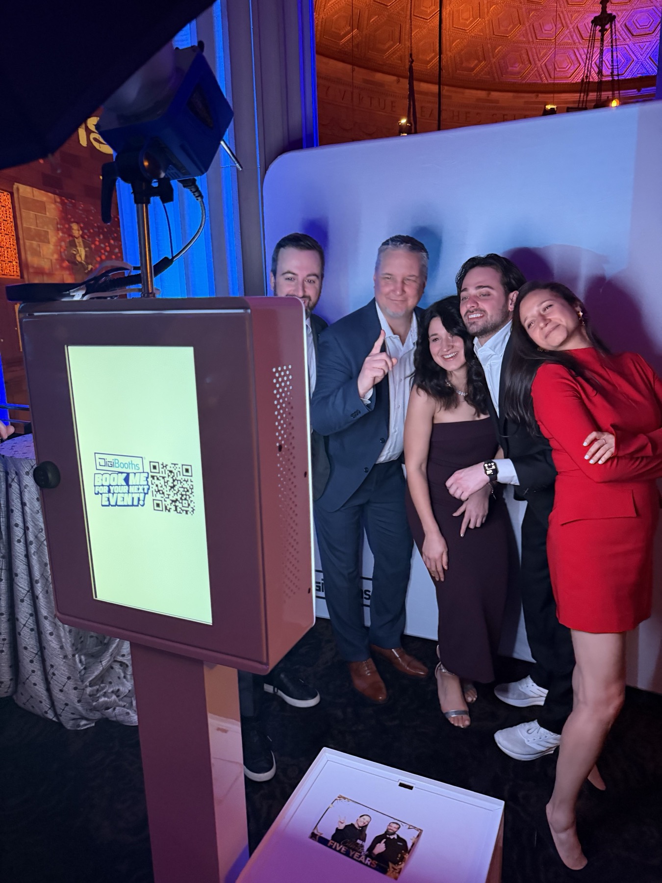 A recent DigiBooths photo experience at a New York event