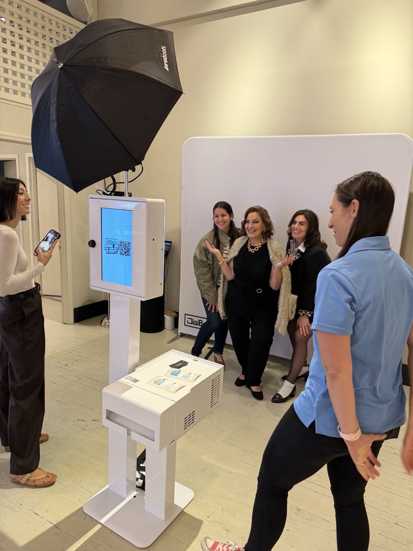 A recent DigiBooths photo experience at a New York event